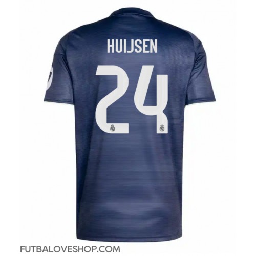 Dres Real Madrid Dean Huijsen #24 Preč 2025-26 Krátky Rukáv
